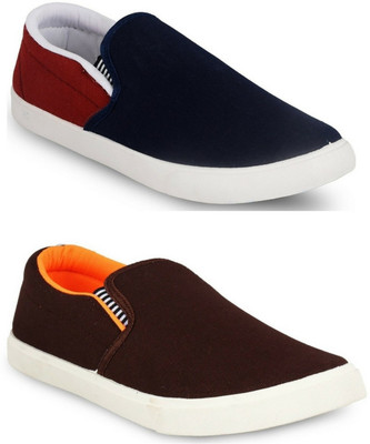 

WELDONE 2-Pair-Combo Loafers For Men(Multicolor
