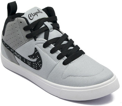 

Clymb Canvas Shoes For Men(White, Grey