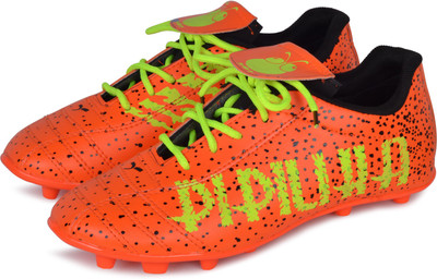 

PIPILIKA Sports Storm Orange Green Football Shoe Boots Footwear Football Shoes For Men(Orange, Green