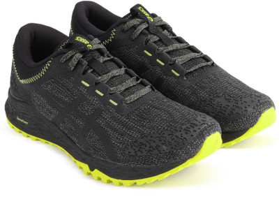 

Asics ALPINE XT Running Shoes For Men(Black, Green, 8116