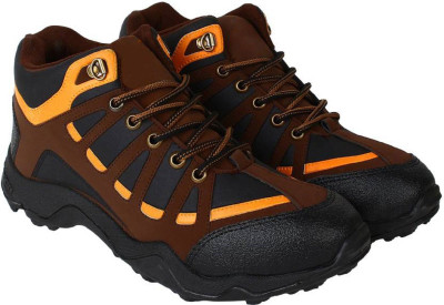 

Axter New-604 Hiking & Trekking Shoes For Men(Multicolor, Brown