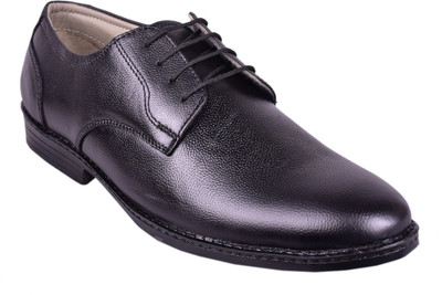 BB LAA Genuine Leather New series Lace Up For Men(Black