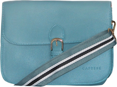 Caprese Women Casual Blue PU Sling Bag