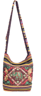 

Stylo Villa Women Casual Brown Jute Sling Bag