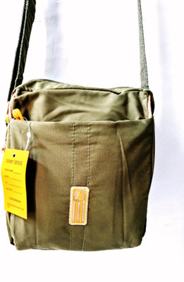 SALEBOX Boys Casual Khaki Canvas Sling Bag
