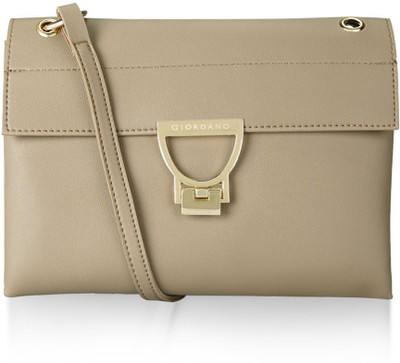 

Giordano Women Formal Beige PU Sling Bag