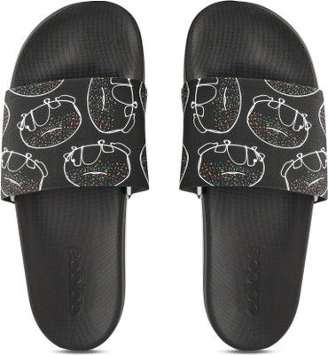 

ADIDAS ADILETTE CF+ GR Slides, Cblack/ftwwht/shopin