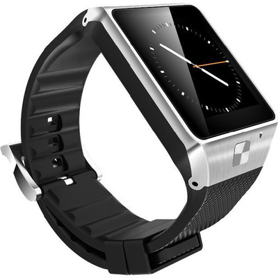 MOBILZA DZ01_585 Silver Smartwatch(Black Strap Free Size)