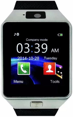 

MOBILZA DZ01_637 Silver Smartwatch(Black Strap Free Size)