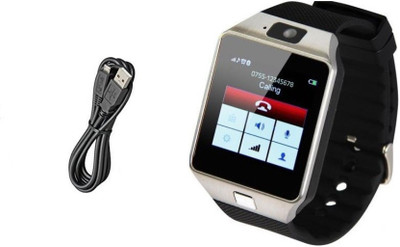 

MOBILZA DZ01_219 Silver Smartwatch(Black Strap Free Size)