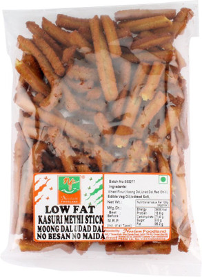 

Neelam Foodland Low Fat Kasuri Methi Stick(Moong Dal, Udad Dal, NO Besan, NO Maida)(400 g)