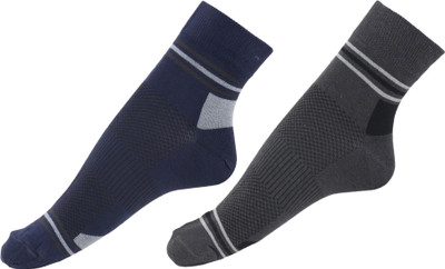 CJ15 Men Solid Ankle Length(Pack of 2)