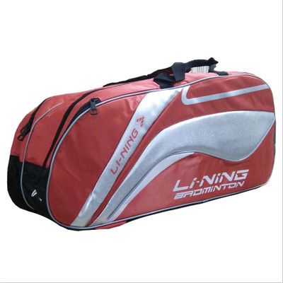 

Li-Ning ABSL392-6 9in1 Special Badminton Kitbag (With Separate Shoe Compartment) - Red/Silver Kitbag(Multicolor, Kit Bag
