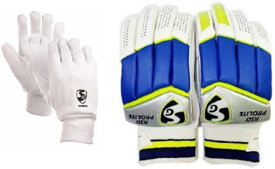 

SG Combo Of Two- One Pair Of 'Rsd Prolite' Batting Gloves (Right Handed) And One Pair Of 'League' Inner Gloves (Color On Availability)- Batting Gloves (Youth, Multicolor)