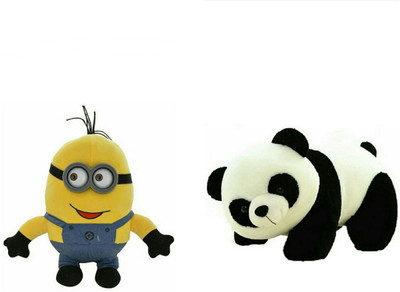 

soniya Enterprises panda-40cm and Minion - 20 cm(Multicolor)