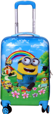 

Prince Toys 360 Degree Minion Trolley Bag |Polycarbonate| Cabin Luggage -  inch(Blue