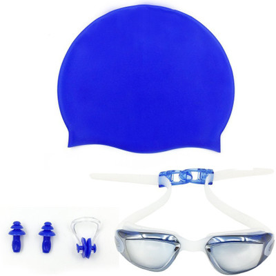 

RIGHTWAY BEST QUALITY SWIMMING KIT Swimming Cap(Blue, Pack of 1)