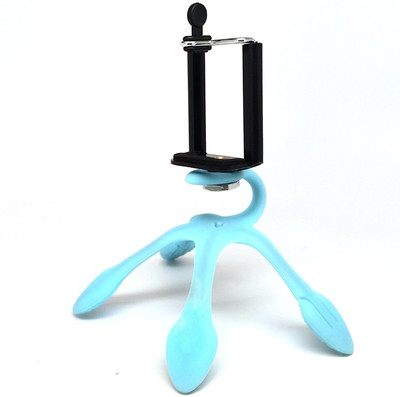 

Clevermatter FLEXI GRIP CM-FG-101 Tripod(COOL BLUE, Supports Up to 250 g)
