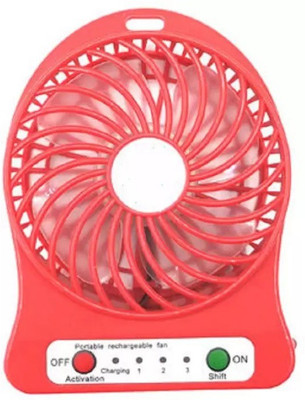 

LAGOM ™ latest mini portable high speed fan specially design for summer pack of 2 USB Fan (Multicolor) FM 10 USB Fan(Red)
