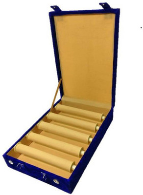 

Aadhya Designer Bangle Box 5 Rods (Blue) Vanity Box(Blue)