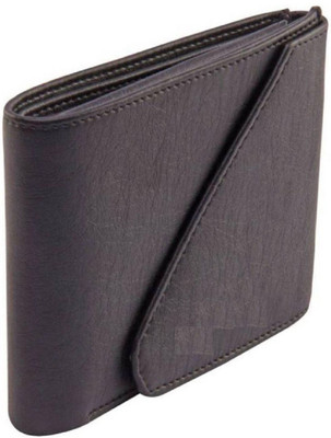 

Aussie youper Men Black Artificial Leather Wallet(6 Card Slots), Grey