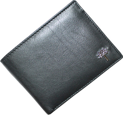 

Bhoomija Men Black Genuine Leather Wallet(3 Card Slots)