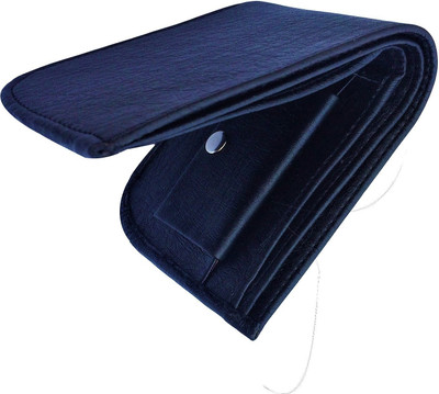 

FRIENDS & COMPANY Men Casual Blue Artificial Leather Wallet(8 Card Slots), Black