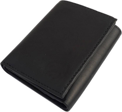 

Poland Boys Black Genuine Leather Wallet(7 Card Slots)