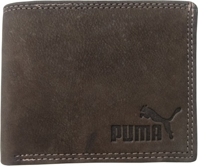 

Puma Men Brown Genuine Leather Wallet(4 Card Slots)