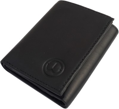 

TnW Boys Casual Black Genuine Leather Wallet(6 Card Slots)