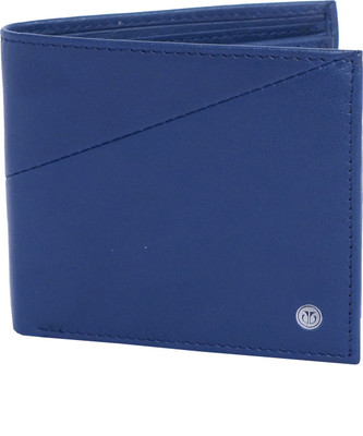 

Titan Men Blue Genuine Leather Wallet(6 Card Slots)