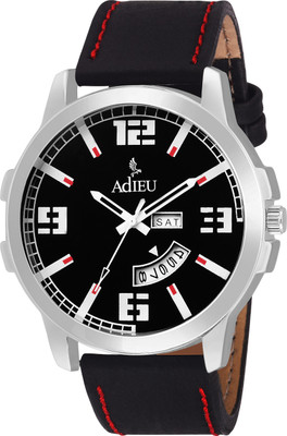 

Adieu Vintage Black+Red Day-Date Watch Watch - For Men