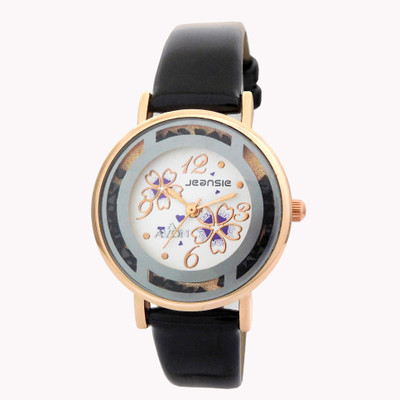 

A Avon Rose Gold Black Stylish Watch - For Girls
