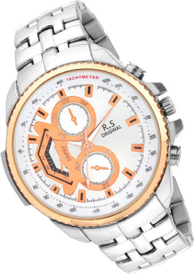 

R S Original RSO-2089 WHITE COPPER WHITE WATCH FOR MEN Watch - For Men