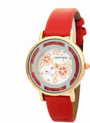 

A Avon Rose Gold Red Stylish Watch - For Girls