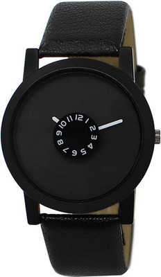 

SVM LR-0025 Branded Black Color Smart Looking Leather Wrist Watch - For Boys