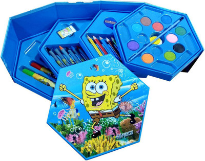 

HickoryDickoryBox SpongeBob001 Wooden Geometric Object