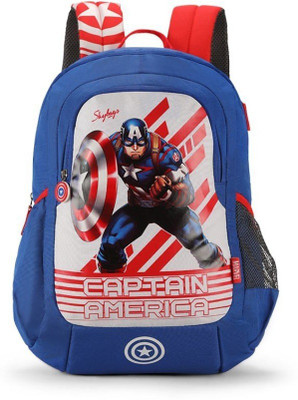 

Skybags MARVEL CHAMP 18 L Backpack(Blue, Red)