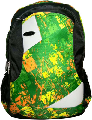 

Yark Y05101BlackGreen Waterproof School Bag(Green, 38 L)