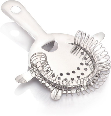 

Urban Snackers Four Prong Hawthorn Cocktail with Hight Density Spring Fine Delux Tool Strainer(Steel Pack of 1)