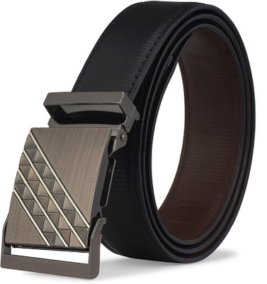 

Brussel Men Black Artificial Leather Reversible Belt