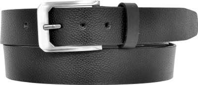 

Ajeraa Men Casual Black Genuine Leather Belt