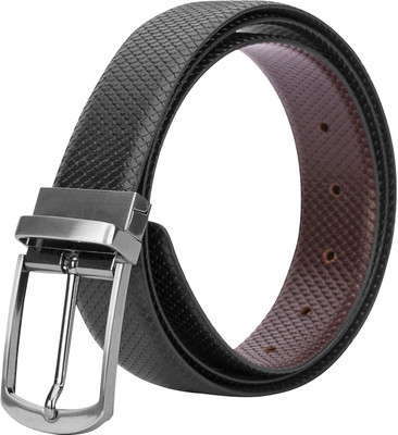

Da STEPS Men Formal Black Genuine Leather Reversible Belt, Multicolor