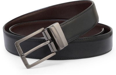 

Brussel Men Black Artificial Leather Reversible Belt