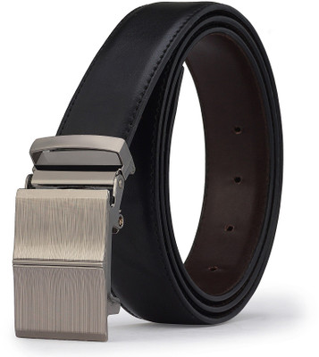 

Brussel Men Black Artificial Leather Reversible Belt