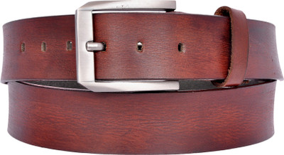 Ajeraa Men Casual Tan Genuine Leather Belt