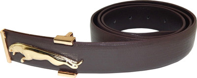 

Els Men Formal, Casual Brown, Gold Artificial Leather Belt