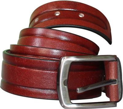 

VAISHU Men Casual Brown Genuine Leather Belt
