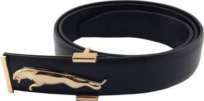 

Els Men Formal, Casual Black, Gold Artificial Leather Belt