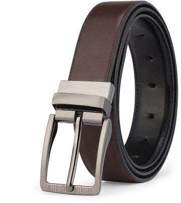 

Brussel Men Brown Artificial Leather Reversible Belt